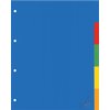 Intercalaire Kangaro A405 A4 4 perforations 5 onglets PP assorti Photo