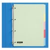 Intercalaire Quantore 4 perforations 5 onglets carton assorti Photo