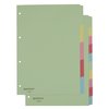 Intercalaire Quantore 4 perforations 5 onglets carton assorti Photo