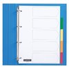 Intercalaire Quantore 4 perforations 5 onglets PP assorti Photo