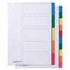 Intercalaire Quantore 4 perforations 5 onglets PP assorti Photo