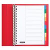Intercalaire Quantore 23 perforations 10 onglets PP assorti Photo