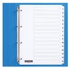 Intercalaire Quantore 4 perforations numéro 1-15 carton blanc Photo