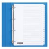 Intercalaire Quantore 4 perforations 20 onglets A-Z carton blanc Photo
