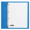 Intercalaire Quantore 4 perforations 10 onglets+fenêtre PP blanc Photo