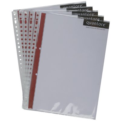 Pochette Quantore 23 perforations PP 0.08 lisse 25 pièces