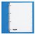 Intercalaire Quantore 4 perforations numéro 1-5 PP blanc