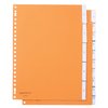 Intercalaire Quantore 23 perforations 5 onglets+fenêtre assorti PP Photo