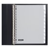Intercalaire Quantore 23 perforations 10 onglets+fenêtre PP gris Photo