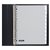 Intercalaire Quantore 23 perforations 10 onglets+fenêtre PP gris