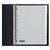 Intercalaire Quantore 23 perforations 20 onglets+fenêtre PP gris