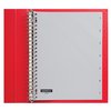 Intercalaire Quantore 23 perforations numéro 1-7 PP gris Photo