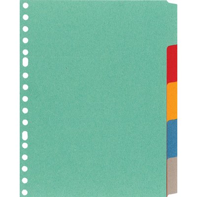 Tabbladen Kangaro A5 17-gaats P505M 5-delig assorti karton