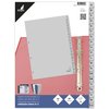 Intercalaire Kangaro G420AZ A4 4 perforations 20 onglets A-Z PP gris Photo