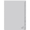 Intercalaire Kangaro G420AZ A4 4 perforations 20 onglets A-Z PP gris Photo