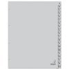 Intercalaire Kangaro G420AZ-B A4 4 perforations 20 onglets A-Z Large PP gris Photo
