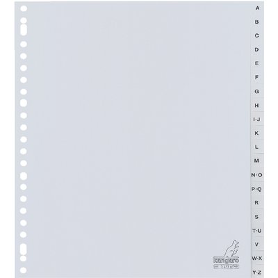 Intercalaire Kangaro G420AZM-B A4 23 perforations 20 onglets A-Z Large