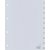 Intercalaire Kangaro G410C A4 4 perforations numéro 1-10 PP gris
