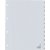 Intercalaire Kangaro G412C A4 4 perforations numéro 1-12 PP gris