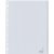 Intercalaire Kangaro G412FM A4 23 perforations 12 onglets + fenêtre PP gris