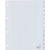 Intercalaires Kangaro 4 perf G412J 12 onglets mois PP gris Photo