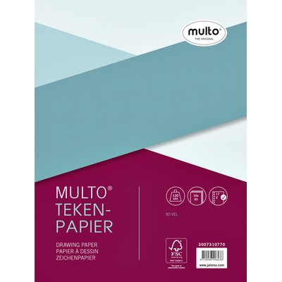 Interieur Multo 17-gaats tekenpapier 120gr 50 vel