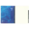 Cahier Projet Oxford School A4+ ligné 4 perf 240 pages 80g bleu Photo