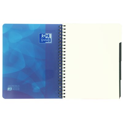 Cahier Projet Oxford School A4+ ligné 4 perf 240 pages 80g bleu