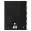 Bloc de cours Oxford A4+ ligné 23 perf 160 pages noir Photo