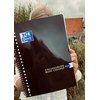 Bloc de cours Oxford A4+ ligné 23 perf 160 pages noir Photo