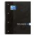 Bloc de cours Oxford A4+ carreau 5mm 4 perf 180 pages 80g noir