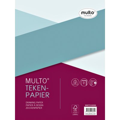 Interieur Multo tekenpapier A4 23-rings 50 vel