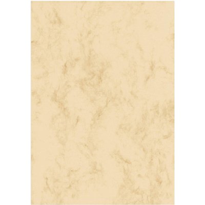 Designpapier Sigel A4 90gr marmer beige pak à 100 vel