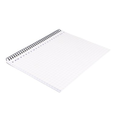Collegeblok Multo A4 ruit 10x10mm 23-gaats 160 pagina's 80gr wit