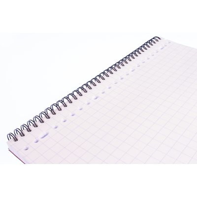 Collegeblok Multo A4 ruit 10x10mm 23-gaats 160 pagina's 80gr wit