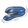 Agrafeuse Rapid Fashion F16 demi-bande 20 feuilles bleu Photo