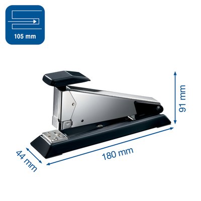 Agrafeuse Rapid Retro Classic K2 pleine-bande 50 feuilles noir