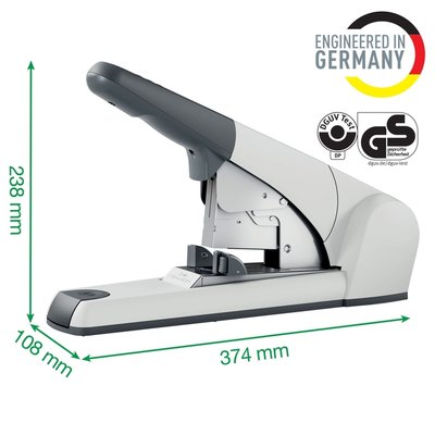 Agrafeuse Leitz Heavy Duty Flat Clinch 120 feuilles argent