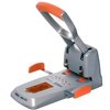 Perforator Rapid Supreme HDC150/2 heavy duty 2-gaats 150 vel zilver/oranje foto