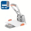 Perforator Rapid Supreme HDC150/2 heavy duty 2-gaats 150 vel zilver/oranje foto