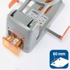 Perforator Rapid Supreme HDC150/2 heavy duty 2-gaats 150 vel zilver/oranje foto