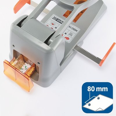 Perforator Rapid Supreme HDC150/2 heavy duty 2-gaats 150 vel zilver/oranje