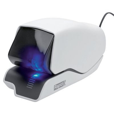 Nietmachine Rapid Supreme contactloos elektrisch 5025e 25 vel wit