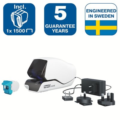 Nietmachine Rapid Supreme contactloos elektrisch 5025e 25 vel wit