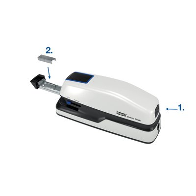 Agrafeuse électrique Rapid Optima Grip 20 feuilles noir/argent