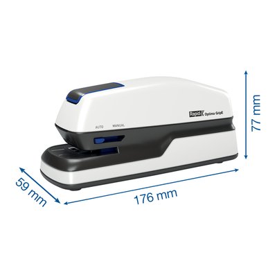Agrafeuse électrique Rapid Optima Grip 20 feuilles noir/argent