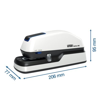 Agrafeuse électrique Rapid Optima 20 20 feuilles argent/noir