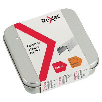 Agrafes Rexel Optima n°70HD galvanisé 2500 pièces