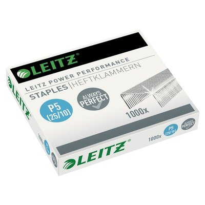 Agrafes Leitz 25/10 zingué 1000 pièces