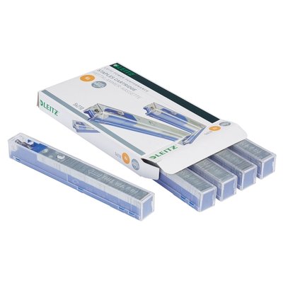 Agrafes Leitz cassette K6 26/6 zingué 5x 210 pièces